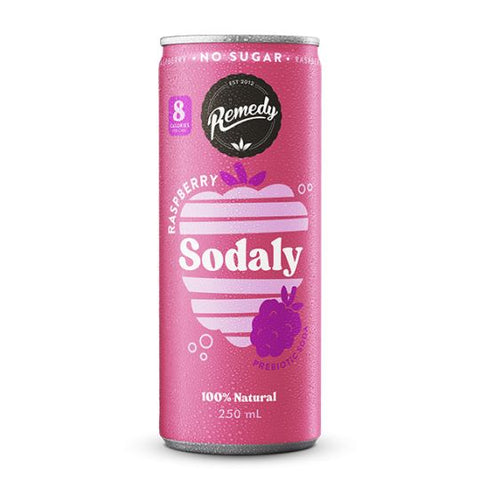 Sodaly Prebiotic Raspberry Soft Drink 250ml