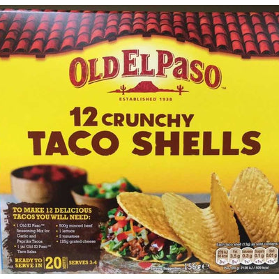 Old El Paso Taco Shells 156g