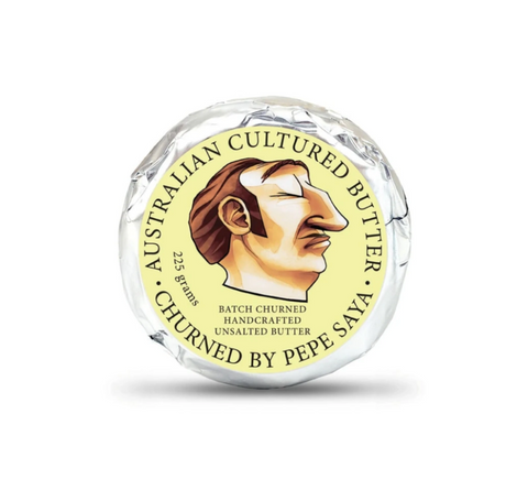 Pepe Saya Cultured Unsalted Butter 225g