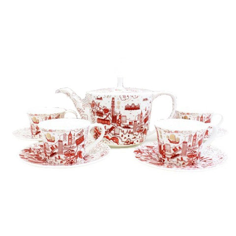 Faux Willow Tea Set